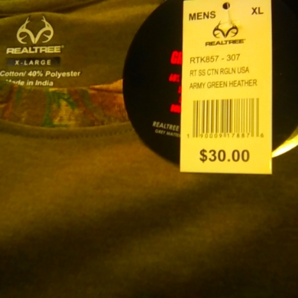 USA realtree men's tshirt